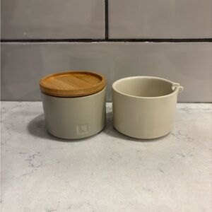 Nespresso stacking Sugar and Creamer Set- NEW without box